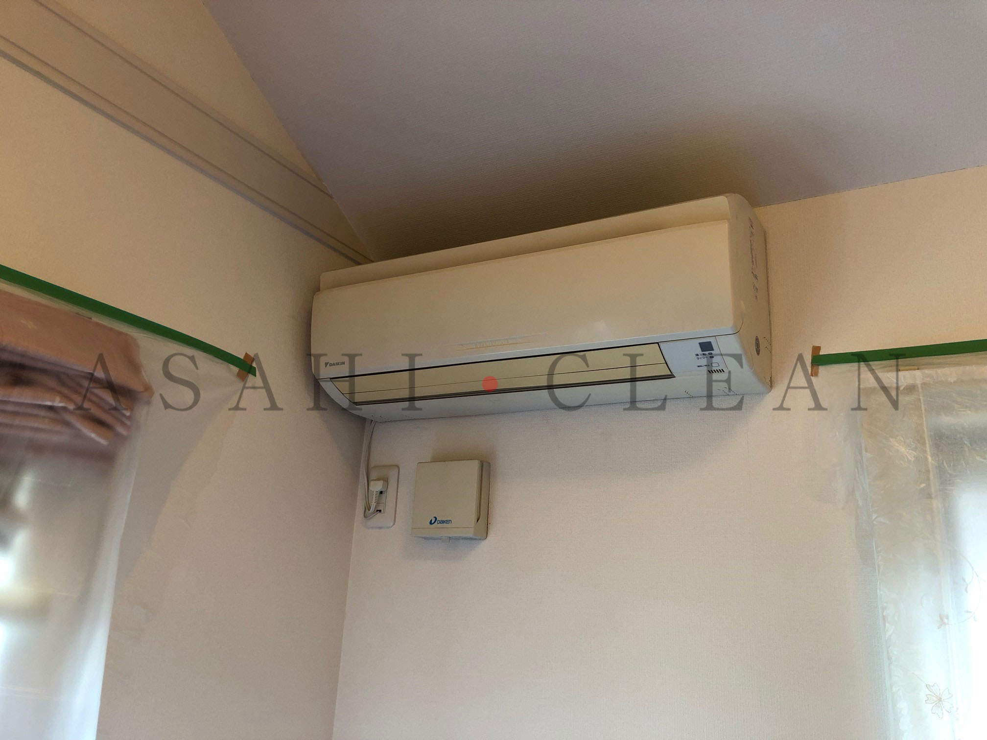 大阪市北区のエアコンクリーニング（ダイキン製） 