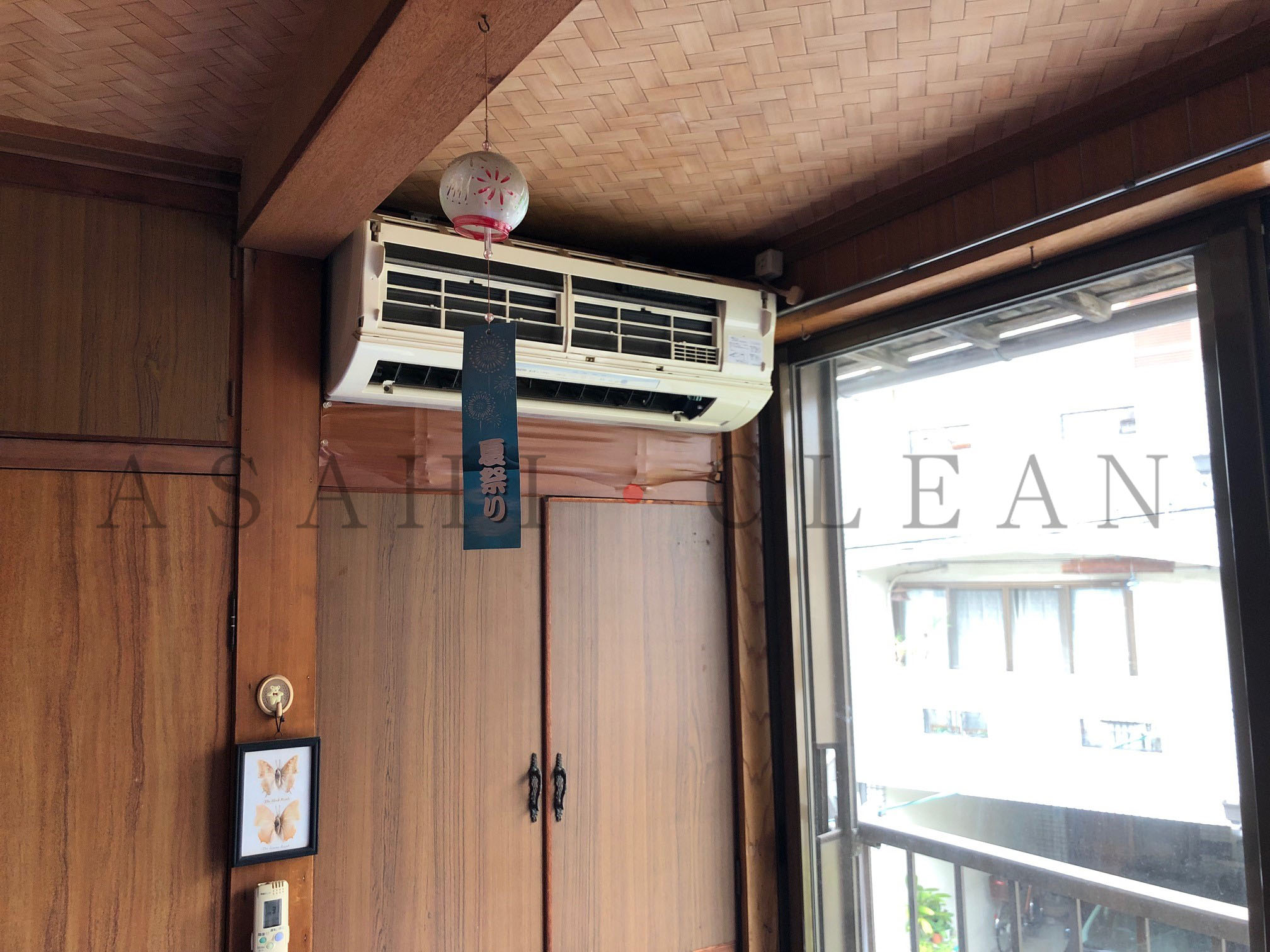 大阪市西成区でエアコンクリーニングのご依頼頂きました 