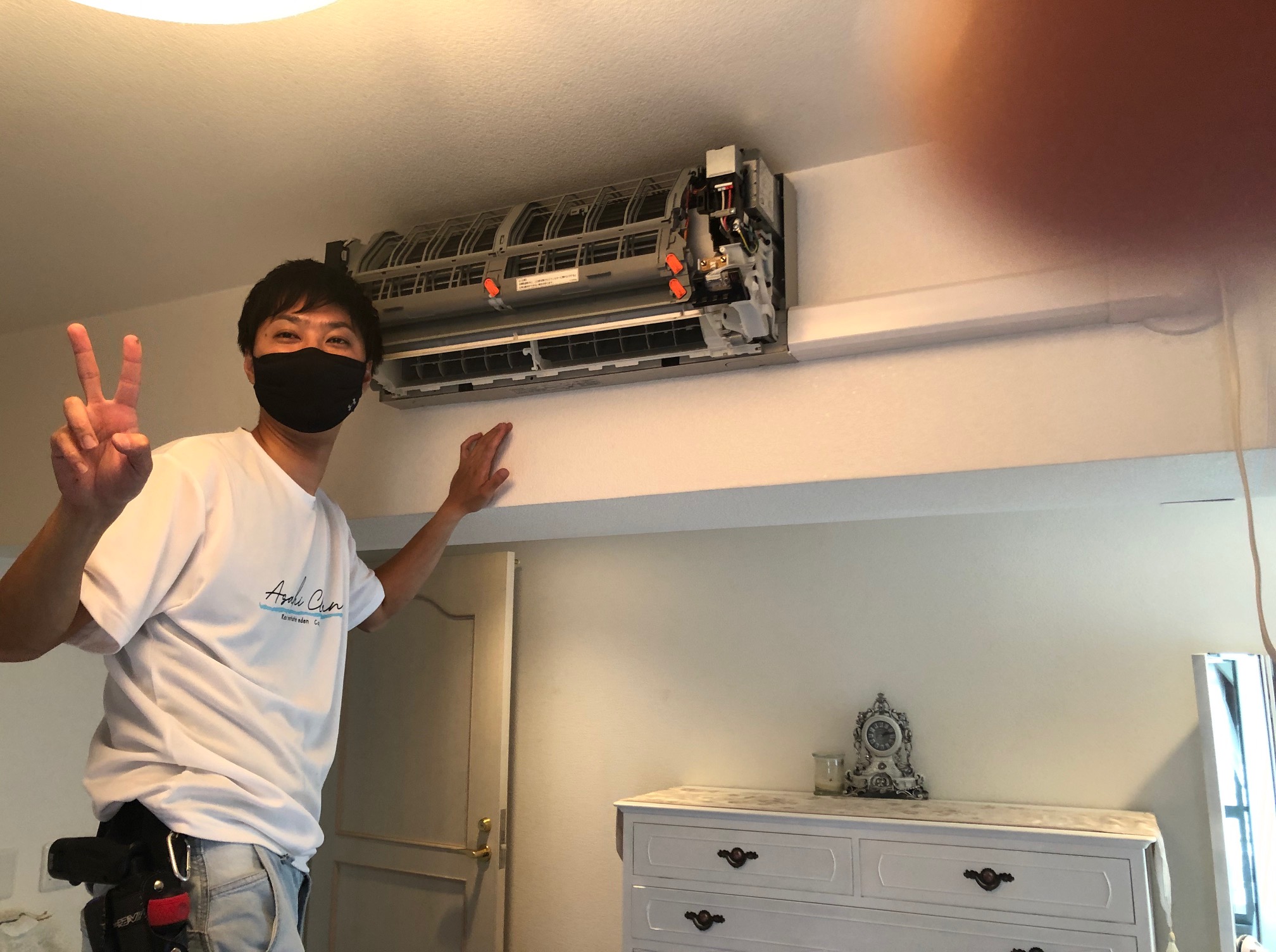 お掃除機能付きの分解中！ 