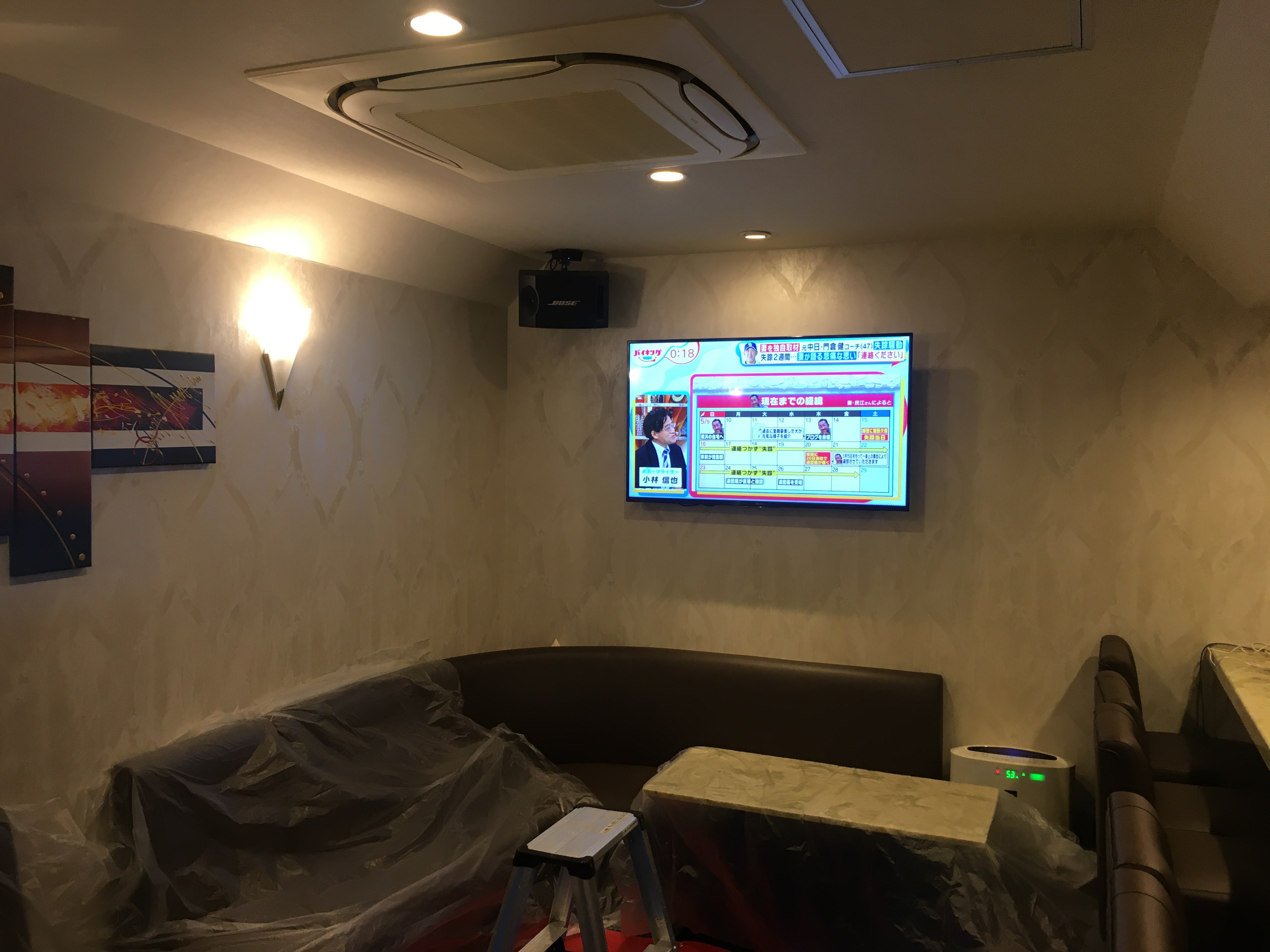 北新地のBar石原様の業務用エアコンクリーニングをさせて頂きました！ 