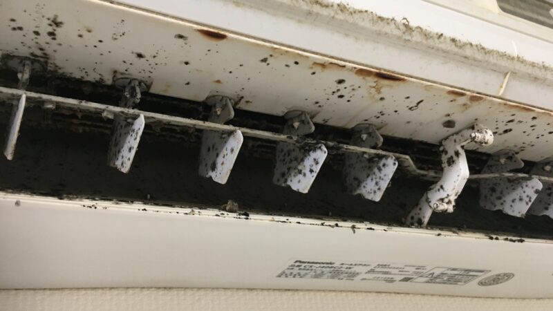 エアコンから黒い粉見たいな物体が出てくる！？ 