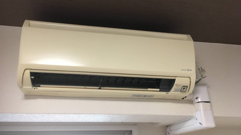 MSZ-AXV22T-Wのエアコンを洗浄いたしました。 