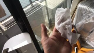 RAS-2558V（W）エアコン洗浄とティッシュ詰まり解消いたしました 